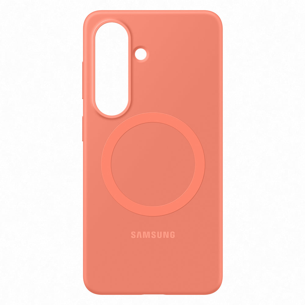 Samsung Silicone Magnet Case til Samsung Galaxy S26+, kompatibel med MagSafe - rød