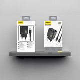 Dudao A27PCEU PD 30W GaN USB-C Wall Charger med USB-C-kabel - sort