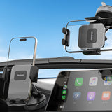 Dudao F24PLUS bilholder med sugekop til instrumentbrættet - sort