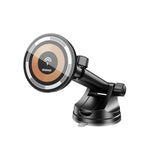 Dudao F12MAX+ bilholder med 15W trådløs oplader, kompatibel med Magsafe - sort