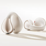 OWS QCY Crossky C30 Øretelefoner med Clip IPX4 Bluetooth 5.4 - Hvid