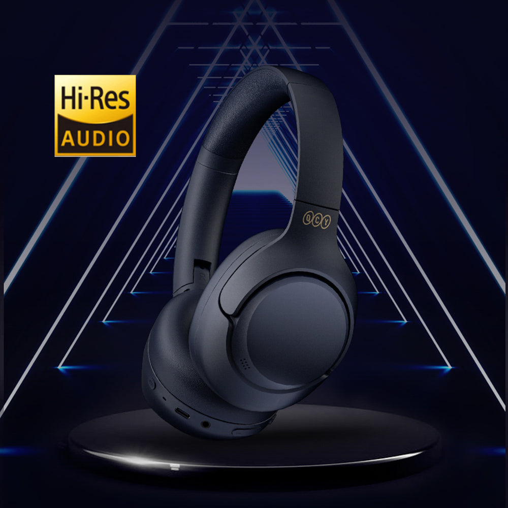 QCY H3 Over-Ear Headphones med ANC og Bluetooth 5.4 - sort