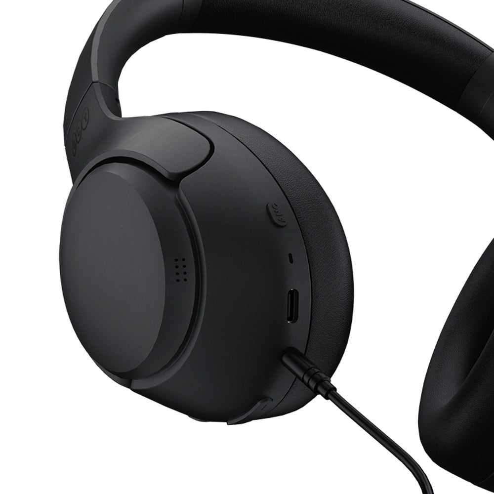QCY H3 Over-Ear Headphones med ANC og Bluetooth 5.4 - sort