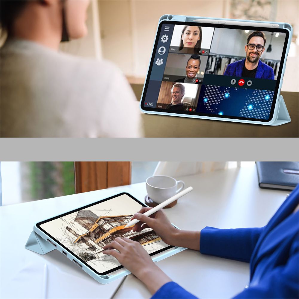 TechProtect SmartCase Pen-kasse til Xiaomi Pad 7 / 7 Pro - blå