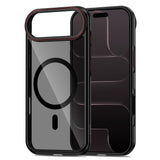 Tech-Protect MagHybrid MagSafe Case til iPhone Air - sort og rød