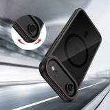 Tech-Protect MagHybrid MagSafe Case til iPhone Air - sort og rød