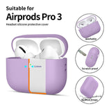 Tech-Protect Silicone Case til AirPods Pro 3 - lilla