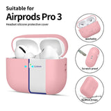 Tech-Protect Silicone Case til AirPods Pro 3 - Pink