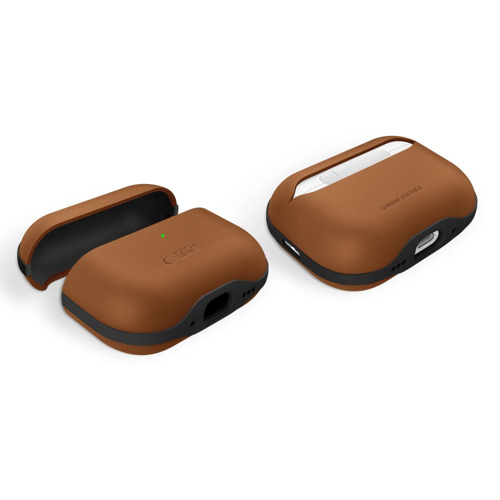 Tech-Protect NaturalFit Case til AirPods Pro 3 - Brunt