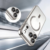 Tech-Protect MagFlex MagSafe-hylster til iPhone 17 Pro - gennemsigtigt sølv