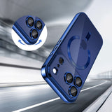 Tech-Protect MagFlex MagSafe Case til iPhone 17 Pro Max - Clear Navy Blue