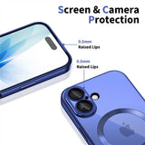 Tech-Protect MagFlex MagSafe Case til iPhone 17 - Clear Navy Blue