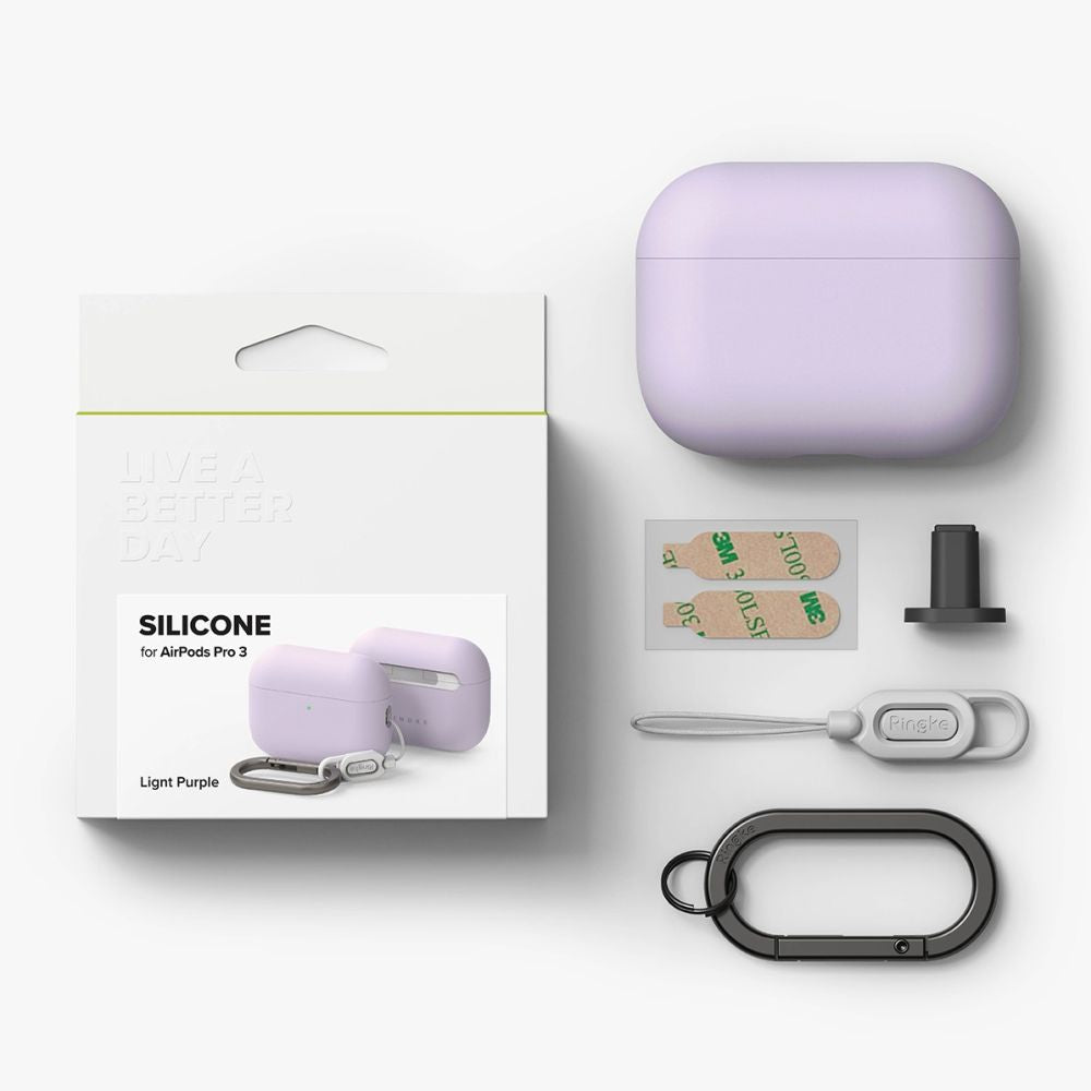 Ringke Silicone Case til AirPods Pro 3 - lilla
