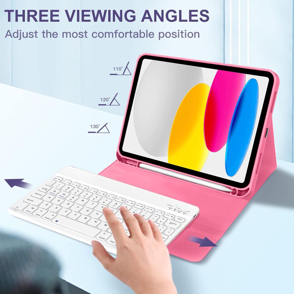 Tech-Protect SC Pen Case til iPad 10.9  10 / 2022 / 11  11 / 2025 - Pink