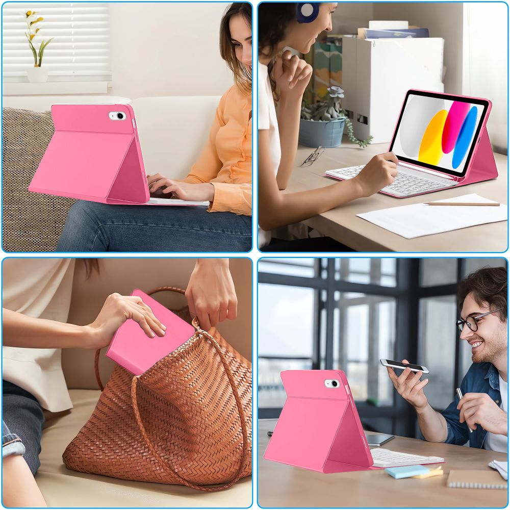 Tech-Protect SC Pen Case til iPad 10.9  10 / 2022 / 11  11 / 2025 - Pink