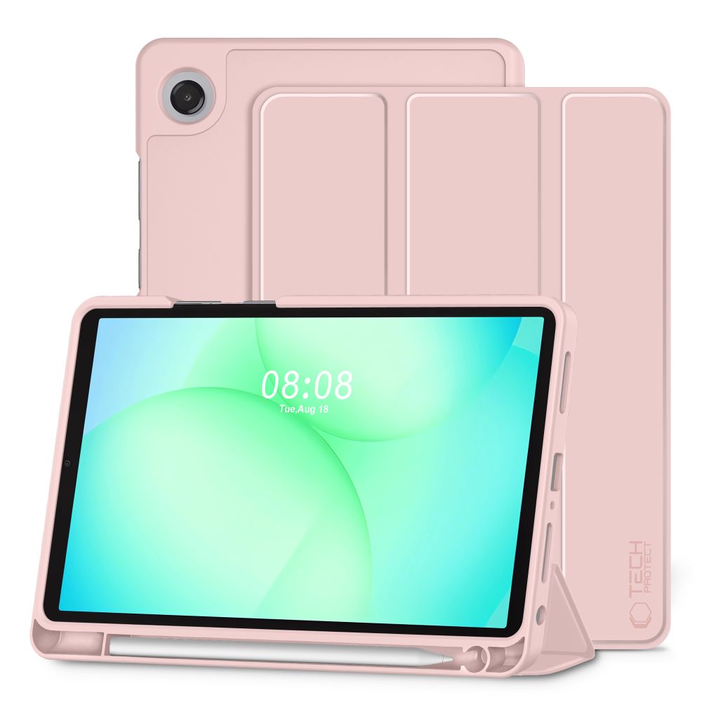 TechProtect SmartCase Pen til Samsung Galaxy Tab A9+ / A11+ Plus 11. 0 X210 / X215 / X216 / X230 / X235 / X236 - Pink