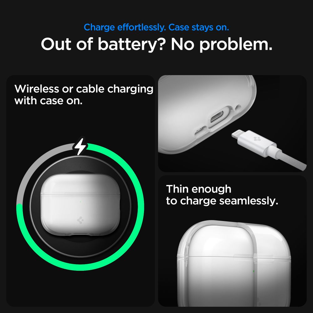 Spigen Liquid Crystal Case til AirPods Pro 3 - gennemsigtigt