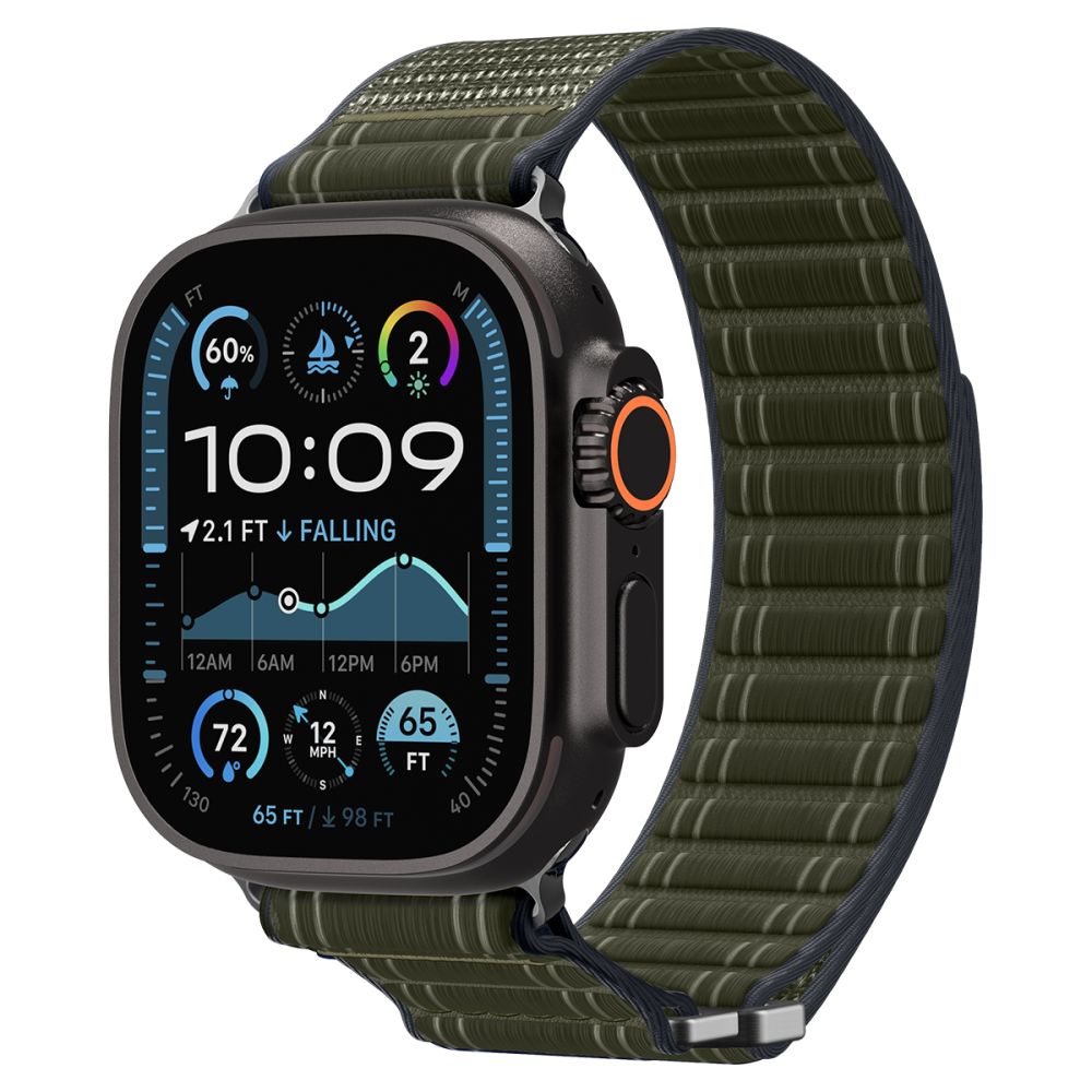 Spigen WBF0-rem til Apple Watch 44 / 45 / 46 / 49 mm - Grøn
