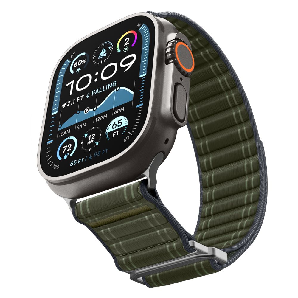 Spigen WBF0-rem til Apple Watch 44 / 45 / 46 / 49 mm - Grøn
