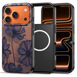 Tech-Protect Lamano MagSafe-hylster til iPhone 17 Pro Max - brunt-lila