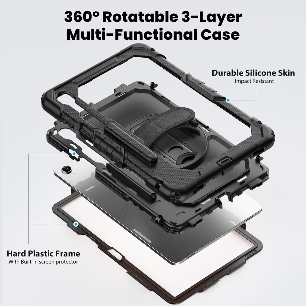 Tech-Protect Solid Case for Samsung Galaxy Tab S11 11.0 X730 / X736B - Black