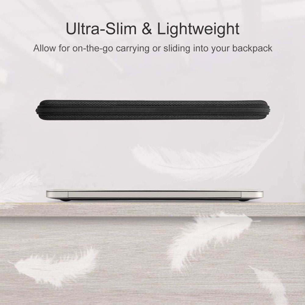 Tech-Protect Hardpouch Laptop Case 13-14 - sort og orange