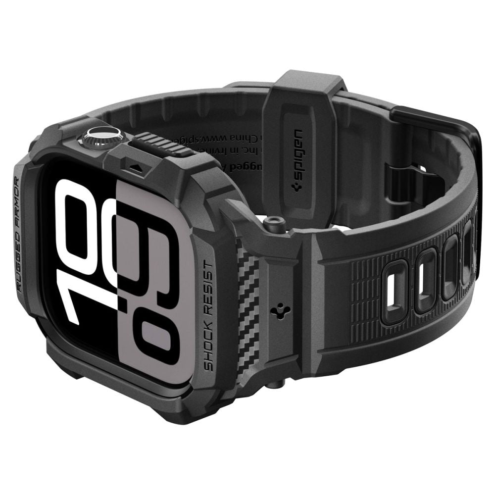 Spigen Rugged Armor Pro Strap til Apple Watch 42 mm - sort