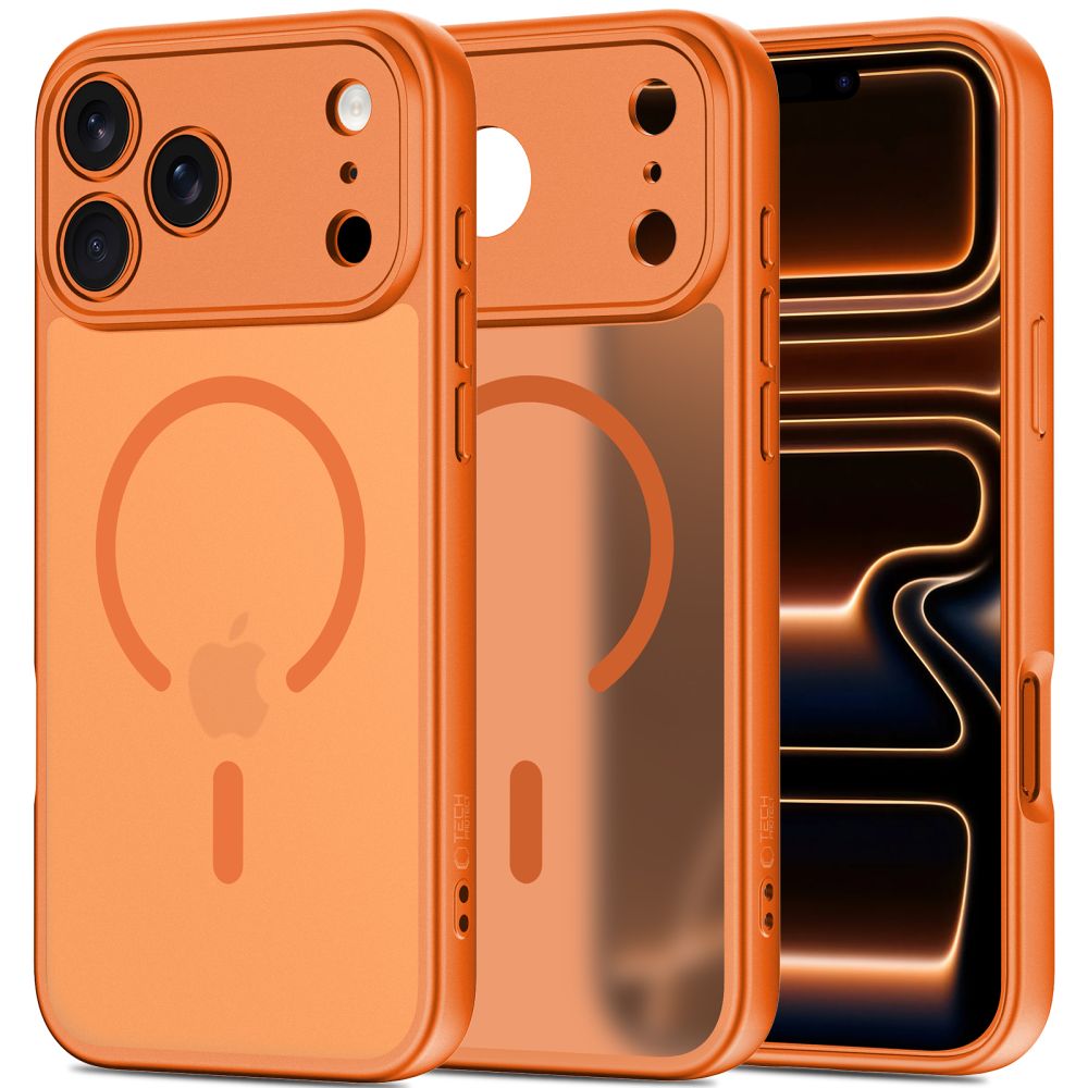 Tech-Protect BasicMag MagSafe Case til iPhone 17 Pro Max - Orange