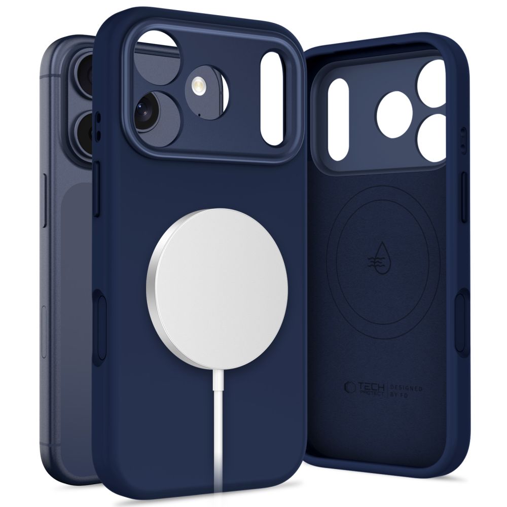 Tech-Protect Uniq MagSafe MagSafe case for iPhone 17 Pro Max - navy blue