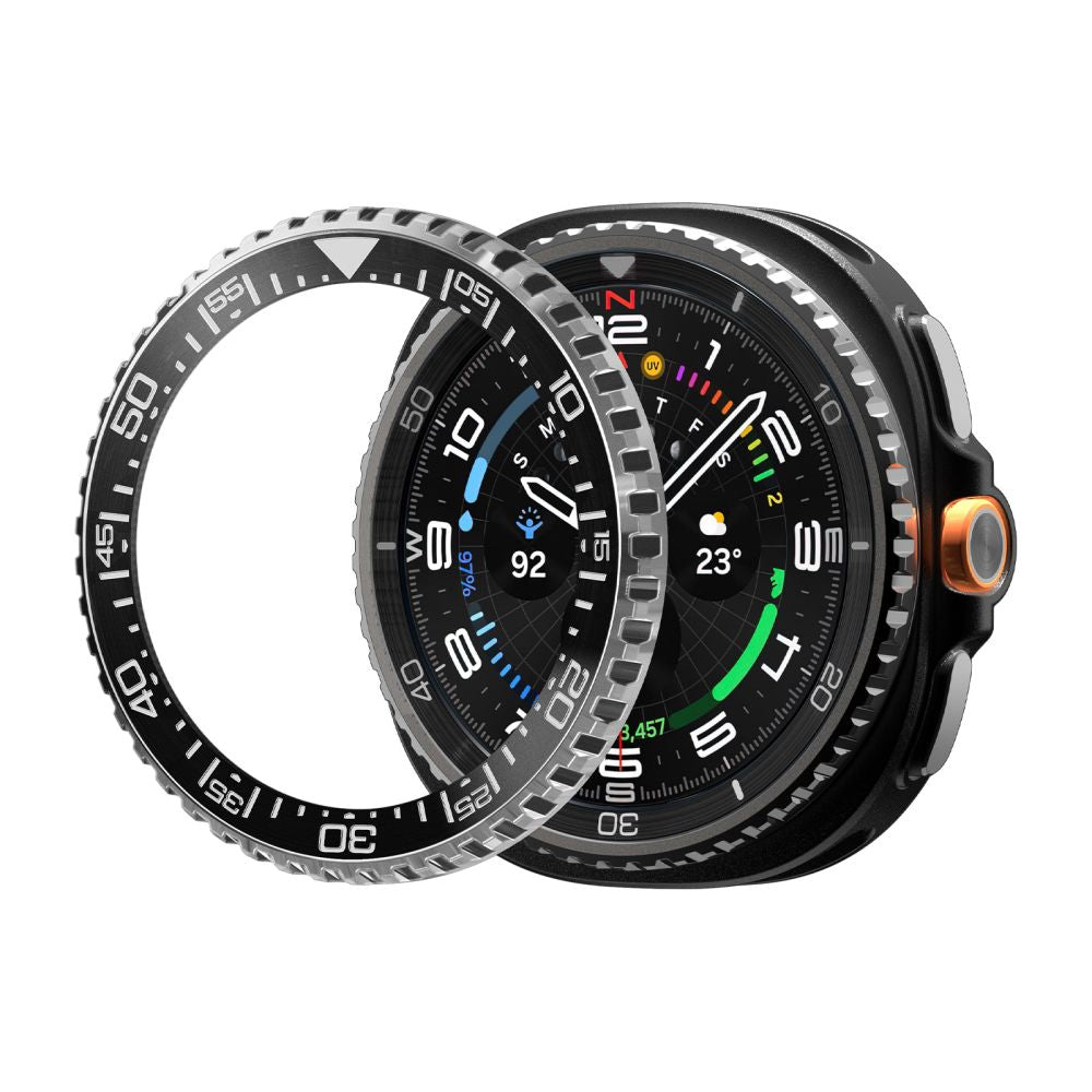 Spigen Bezel Tune Pro Diverna Samsung Galaxy Watch 8 Classic 46mm Cover - sort