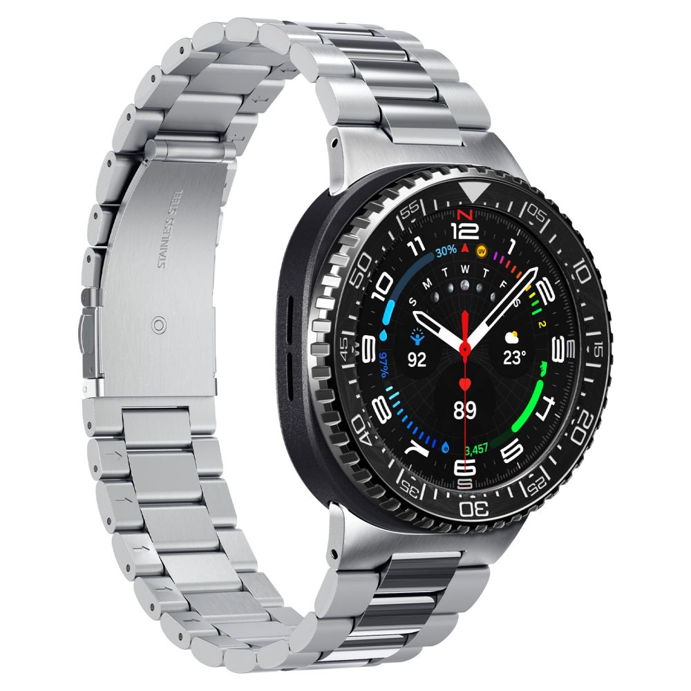 Spigen Bezel Tune Pro Diverna Samsung Galaxy Watch 8 Classic 46mm Cover - sort