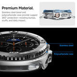 Spigen Bezel Tune Pro Pilot Cover til Samsung Galaxy Watch 8 Classic 46mm - Sølv