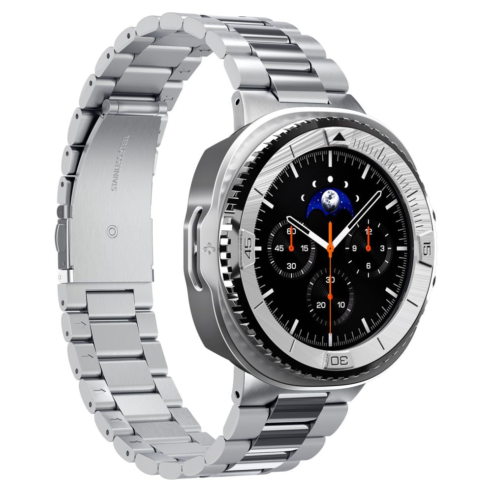 Spigen Bezel Tune Pro Pilot Cover til Samsung Galaxy Watch 8 Classic 46mm - Sølv