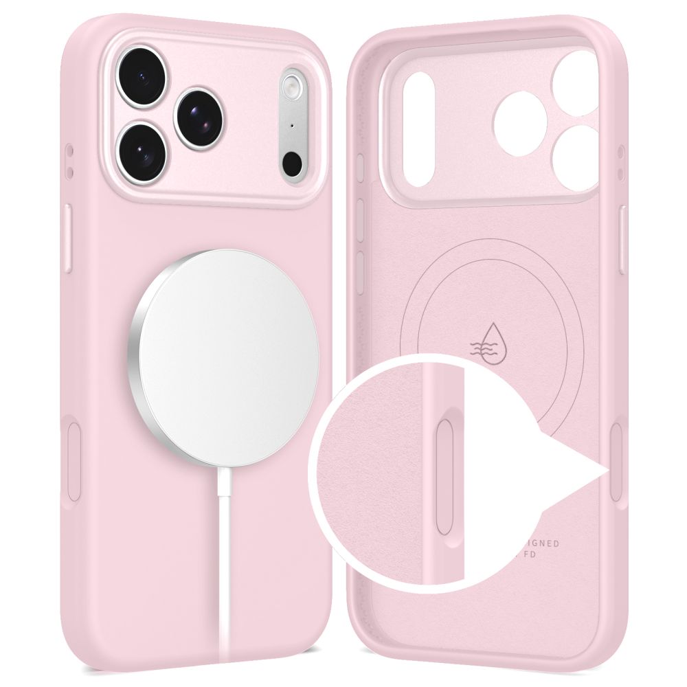Tech-Protect Uniq MagSafe-hylster til iPhone 17 Pro - pink
