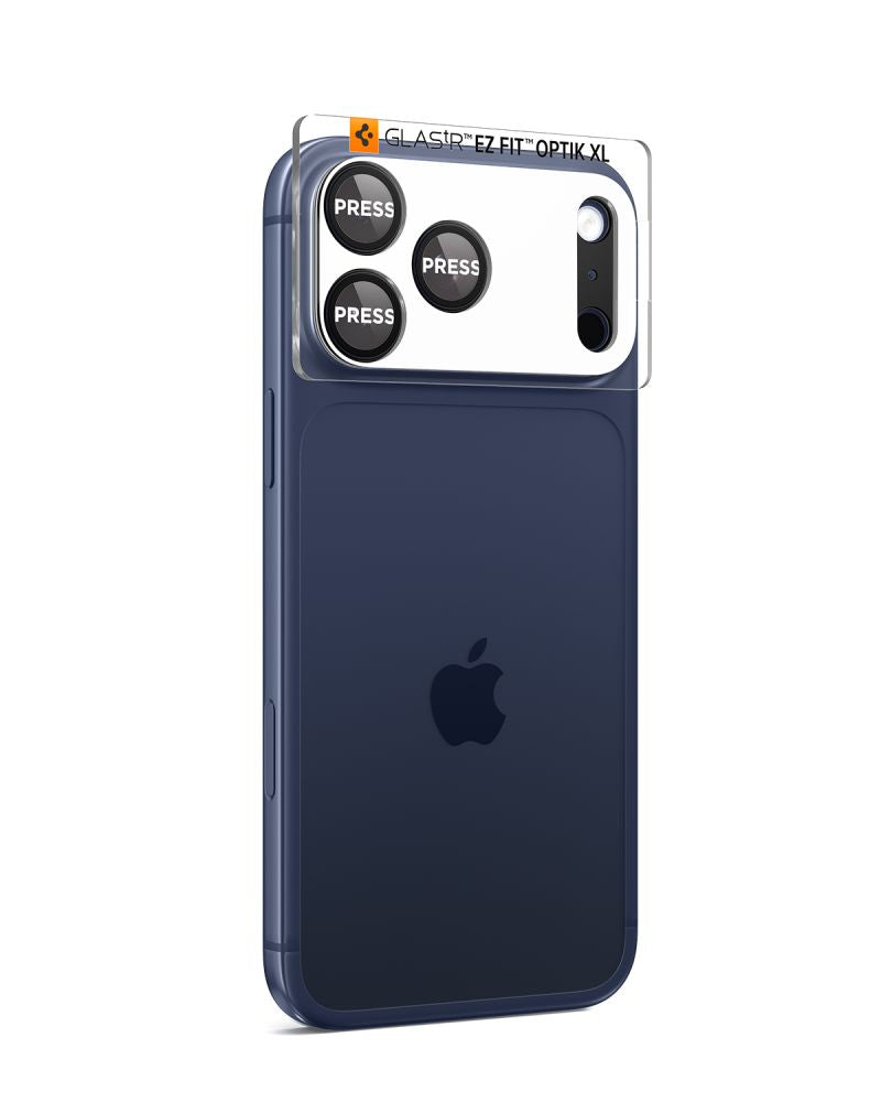 Spigen Optik Pro XL Kamera Lens Glas til iPhone 17 Pro - sort