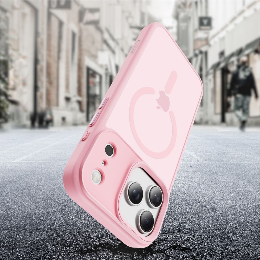 Tech-Protect MagMat MagSafe Case til iPhone 17 Pro Max - Pink