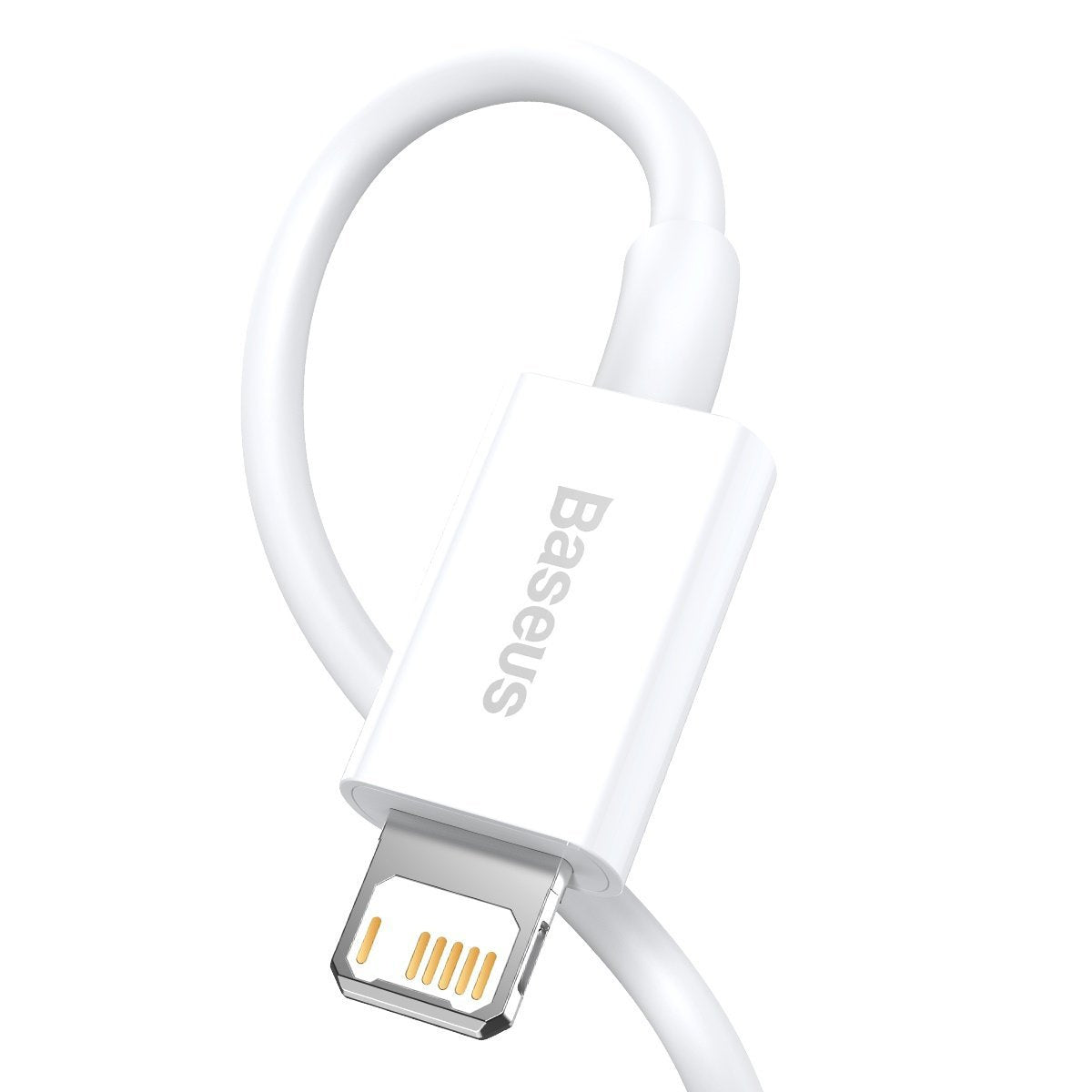 Baseus Superior-serien Kabel USB til Lightning, 2,4A, 0,25m (hvid)