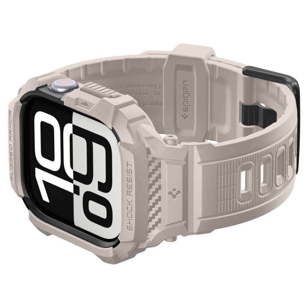 Spigen Rugged Armor Pro Strap til Apple Watch 42mm - Beige