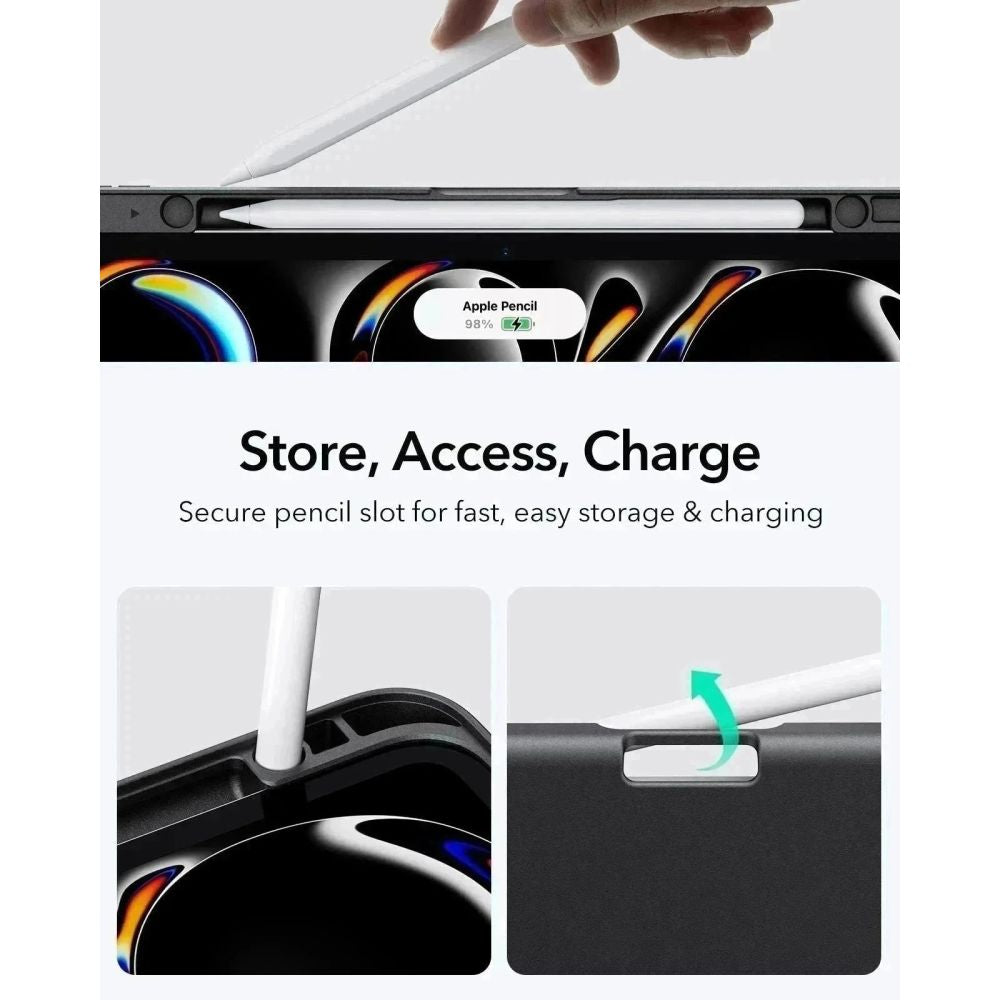 ESR Flip Hybrid Case til iPad Pro 11  5 / 6 / 2024-2025 - sort