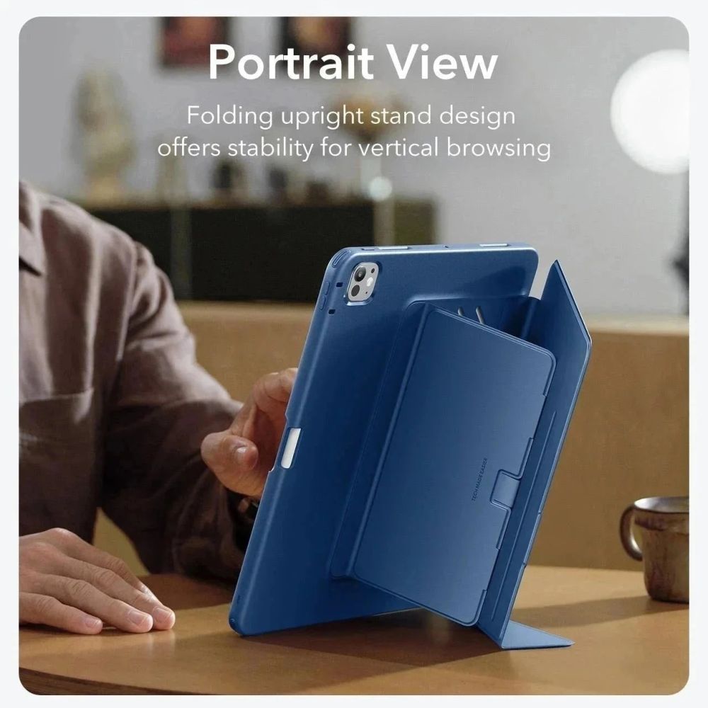 ESR Flip Hybrid Case til iPad Pro 11  5 / 6 / 2024-2025 - Navy Blue