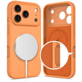 Tech-Protect Silicone MagSafe Case til iPhone 17 Pro - Orange