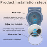 Tech-Protect nylonrem til Apple AirTag 1/2 - Blå