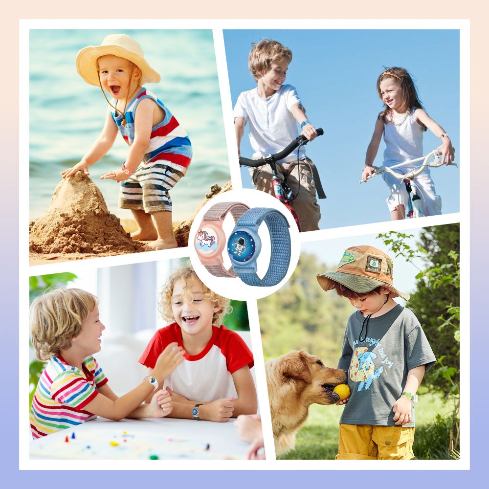 Tech-Protect nylonrem til Apple AirTag 1/2 - Pink