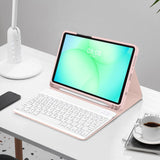 Tech-Protect SC Pen Case til Samsung Galaxy Tab A9 / A11 8.7 X110 / X115 / X133 / X135 - Pink