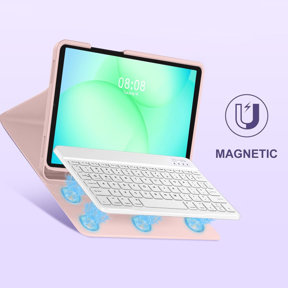 Tech-Protect SC Pen Case til Samsung Galaxy Tab A9 / A11 8.7 X110 / X115 / X133 / X135 - Pink