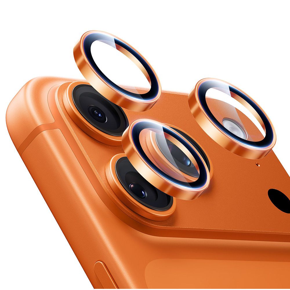 ESR Armorite Camera Lens Glass til iPhone 17 Pro / Max / 15 Pro / Max / 16 Pro / Max / 17 Pro / Max - Orange