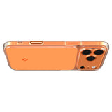 Spigen Thin Fit MagSafe Case til iPhone 17 Pro Max - Clear Orange