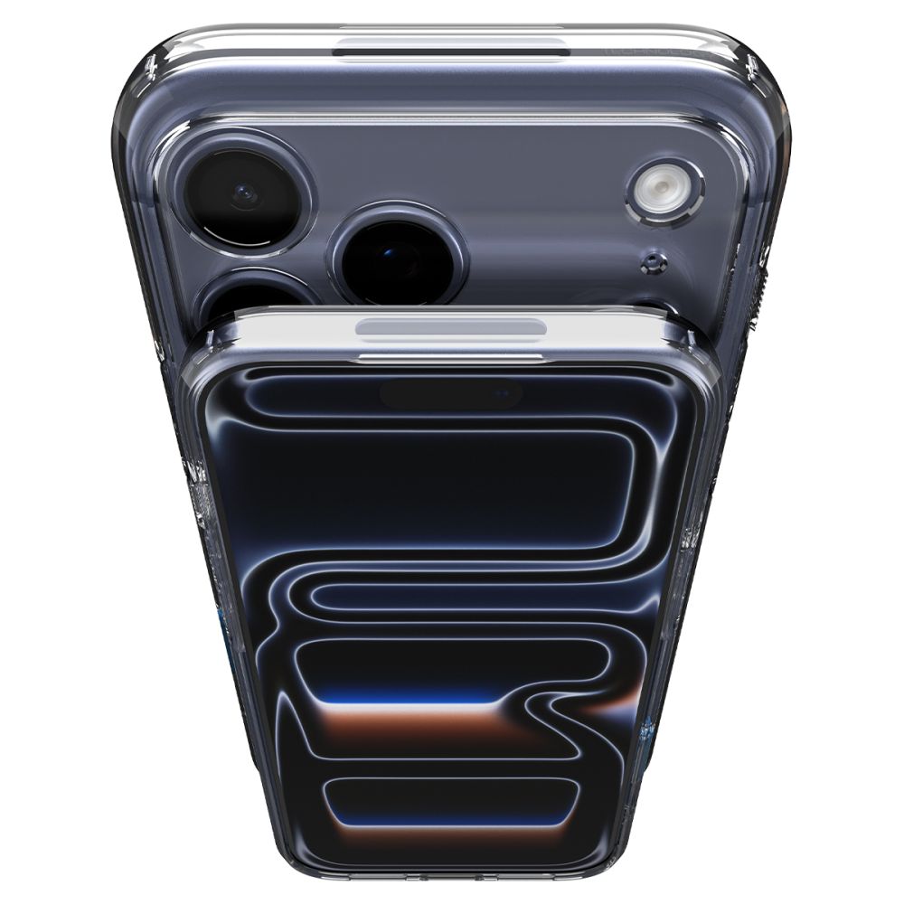 Spigen Thin Fit MagSafe Case til iPhone 17 Pro Max - Clear Navy Blue