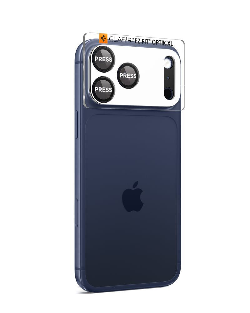 Spigen Optik Pro XL Kamera Lens Glas til iPhone 17 Pro Max - sort