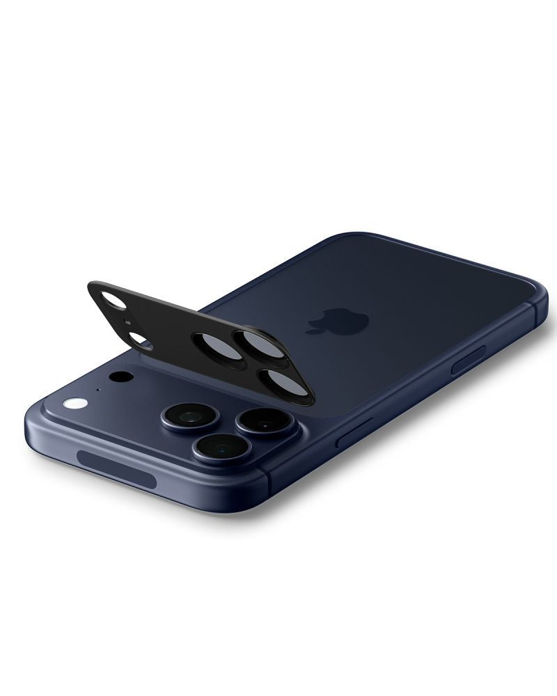 Spigen Optik Pro XL Kamera Lens Glas til iPhone 17 Pro Max - sort